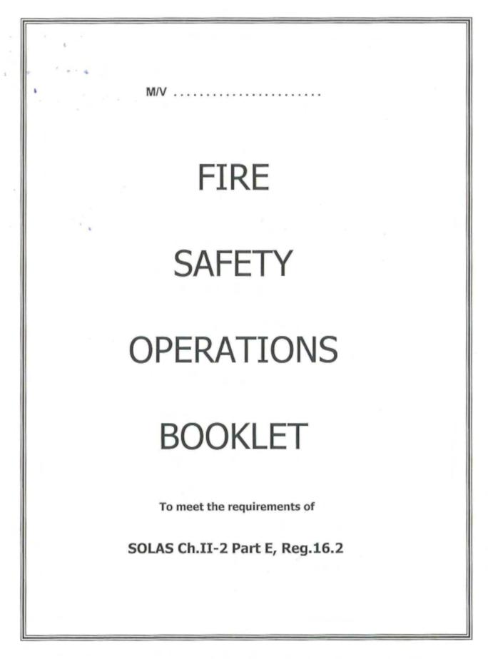 NAFTES Etraining Fire Safety Operations Booklet S... Documents
